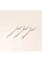 Diamond 3-Piece Dessert Spoon - Silver