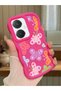 Vivo Y27 Compatible Case Camera Protector Red Silicone Couple Phone Case Butterfly Pattern