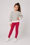 Pink Ribbed Winter Girls' Tights - 2