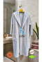 100% Organic Cotton Hooded Premium Bathrobe – Ultra Absorbent, Luxurious Towel-Weave Premium Bathrobe - 2