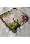 Handmade Needlework Writing, Scarf, Yemeni, Mevlit Cover, Head Cover, 4 Sides Embroidered, 100*100cm - 2