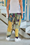 Men's Pleated Loose Shalwar Trousers with Elastic Waist and Cuffs - 5