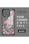 iPhone 16 Pro Compatible Transparent Back Four-Corner Reinforced Impact Protection Silicone Case