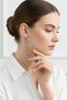 Stylish and Modern Metallic Gray Hoop Earrings for Women for Everyday Wear - 3