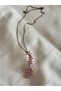 Pink Lotus 316L Steel Y Women's Necklace - 2