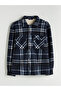 Ozmarka New Season Comfortable Fit Long Sleeve Plaid Men's Shirt Jacket - 5