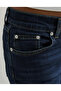Navy Blue Low Waist Wide Leg Jeans - 7