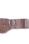 Women's Brown Studded Genuine Leather Belt - Terre Handmade Bohemian Model - 3