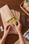 50Pcs Large Size Back to School Student Gift Pack (Polka Dot Paper Bag, 4X4Cm 60 Stickers) - 3