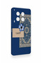 Tecno Camon 30 Compatible Blue Ethnic Carpet Patterned Silicone Case - 3