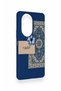 Honor 200 Pro 5g Compatible Blue Ethnic Carpet Pattern Silicone Case - 2