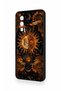 Poco F5 Pro Compatible Mystic Sun Patterned Silicone Case - 3