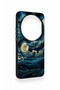 Mi 15 Ultra Compatible Starry Night Pattern Silicone Case - 3