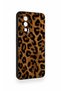 Poco F5 Pro Compatible Dark Leopard Leather Patterned Silicone Case - 4