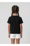 Girls Summer Vibes Black T-Shirt - 2