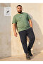 Men Relaxed Fit Cut and Sew Joggers with Drawstring Closure - 3