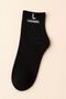 Men's Cotton Booties Socks 6 Pack Short Ankle Casual Sports - Black Mariposa Secret - 5
