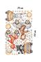 Cute Forest Animals in a Race Car Kids Room Wall Sticker Set - Sim674 - 4