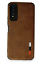Aconcept Vivo Y11S Case Loop Leather Silicone (33435) - Brown