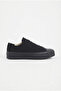 Zrk-Cx3 High Quality Short Black Linen High Sole Sneakers - 4