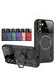 Aconcept Galaxy A05S Case with Joy Lens Stand Cover - (141209) Dark Green - 2