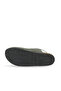 Khaki Suede Women's Flat Sandals - 5