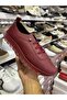 Genuine Leather Full Orthopedic Burgundy Shoes - 3