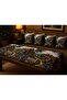 Landscape Patterned 4-Piece Decorative Throw Pillow Cover and Runner Set - 4