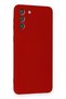 Aconcept Galaxy S21 Plus Case Nano Inside Velvet Silicone (11814) - Red - 2
