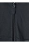 Lcw Kids Anthracite Hooded Boy's Zippered Sweatshirt - 2