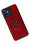 Aconcept Galaxy A04E Case Pars Silicone with Lens Ring (40708) - Red - 3