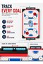 Mini Air Hockey Table for Kids, 20-Inch Battery-Powered Tabletop Game with 2 Pushers, 2 Pucks, Manual Score Counters and End Puck Return, Ages 5+ - 5