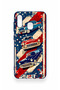 Samsung A20-A30 Compatible American Chevrolet Patterned Silicone Case - 2