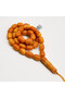 Translucent Amber Rosary – 38 Beads 8.5×12.5mm Oval Prayer Tasbih 29g - 3