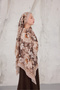 Bamboo Kraş Shawl Tok Duran Women's Shawl Patterned Shawl Bk48 - 5