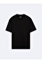 Crew Neck Basic Black T-Shirt