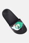 Kids Boy Boston Celtics Spray Slip On Slides, Black - 3