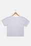 Kids Girl Brand Logo Short Sleeve Football T-Shirt, Light Blue - 3