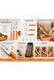 Arizona 3-Piece Kitchen Knife Set 3 mm Stainless Steel Sharp Knife Set 14-12.5-11.5 cm Ergonomic Handle - 3