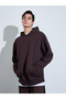 Oversize Back Embroidered Heavy Fleece Hoodie - 4