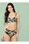 Green Camo Print Lightly Padded Non Wired Bra and Brief Set