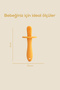 Baby Teething Stick Pacifier - Teether, Mouthguard, Teething Device, Baby Teether - Orange - 6