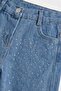 Girl's Sparkling Stone Jean Pants - 3