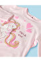 Infant Girls Pink Pony Print T-Shirt - 2