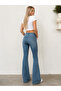 Tint-Processed Spanish Flare Flexible High Waist Denim Jeans - 4