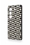 Tecno Camon 40 4g Compatible Flower Motif Checkerboard Pattern Silicone Case - 4