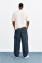 Men's detailed part baggy jean tint blue - 3