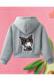 Girls' Hooded Kuromi Printed Jacket