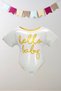 Hello Baby Written Dress Foil Balloon Baby Shower Balloon 5490 - 3