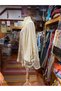 Stone Color Authentic Printed Mesh Kimono - 6